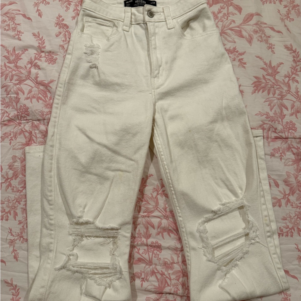 Hollister Cream Denim Jeans